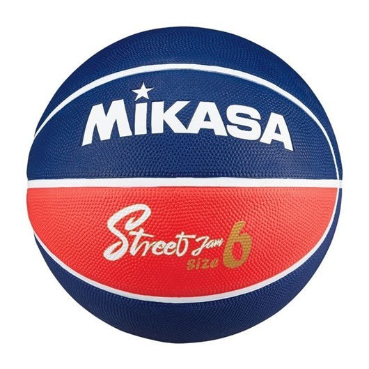 Pallone basket gomma green Mikasa Misura 6 Blu e Rosso