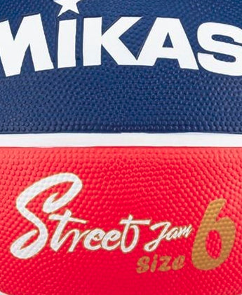 Pallone basket gomma green Mikasa Misura 6 Blu e Rosso