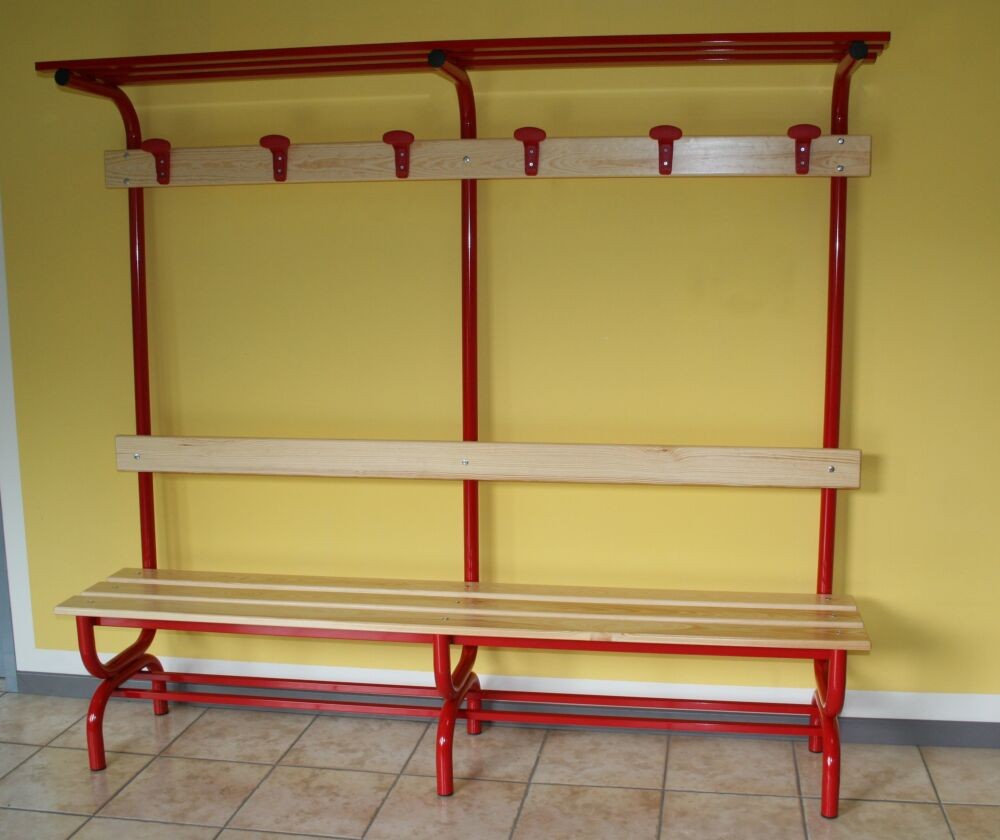 Panchina 2m Completa Art. S 866/0 Colore Rosso