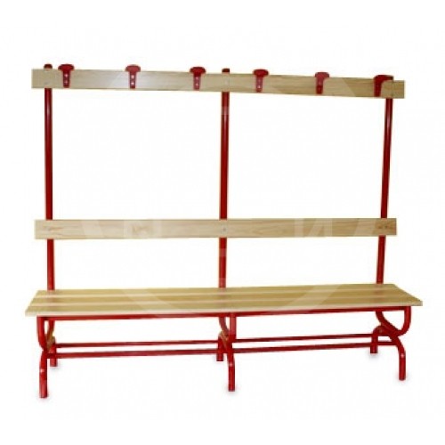 Panchina 2m Seduta Schienale Appendiabiti Art. S 865/0