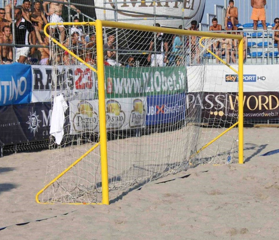 Paio di reti per porte beach soccer 5.5x2.2m Art 6905