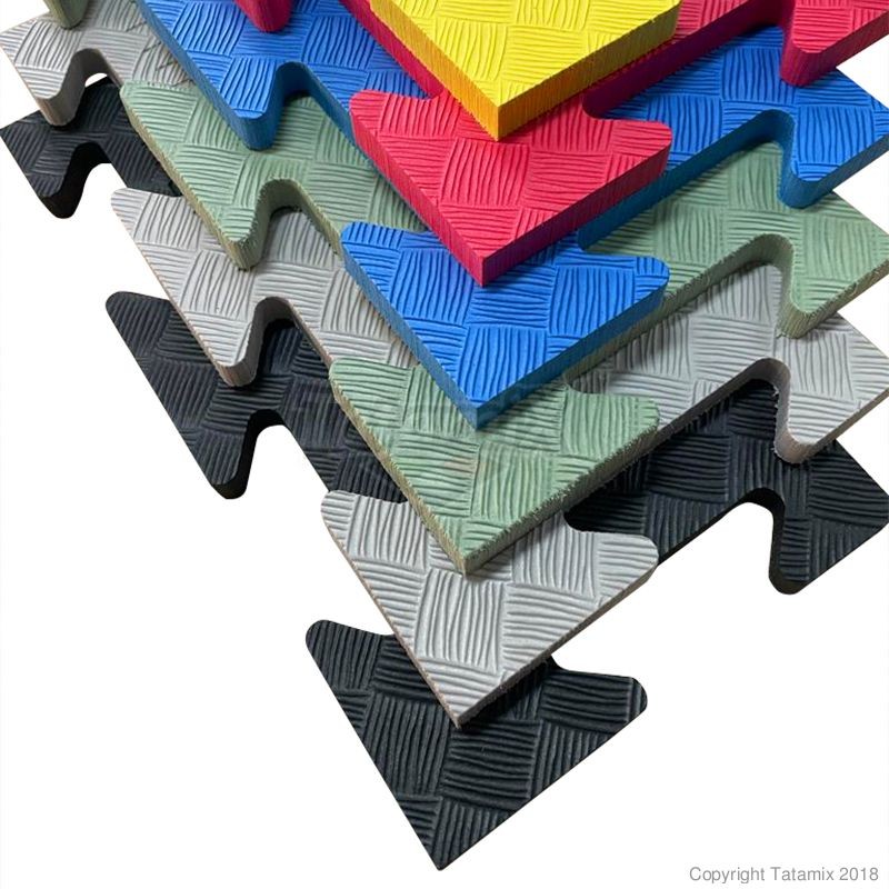 Tatami TATAMIX HYBRID XPE ad incastro 100x100x1cm accoppiamento con Polietilene XPE HB10C minimo ordine 10 pz