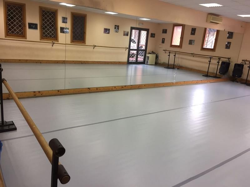 Tappeto Danza professionale in PVC "DUETT" bifacciale costo al mq altezza 2 mt spessore 1,5 mm (venduto a rotoli 40 mq)