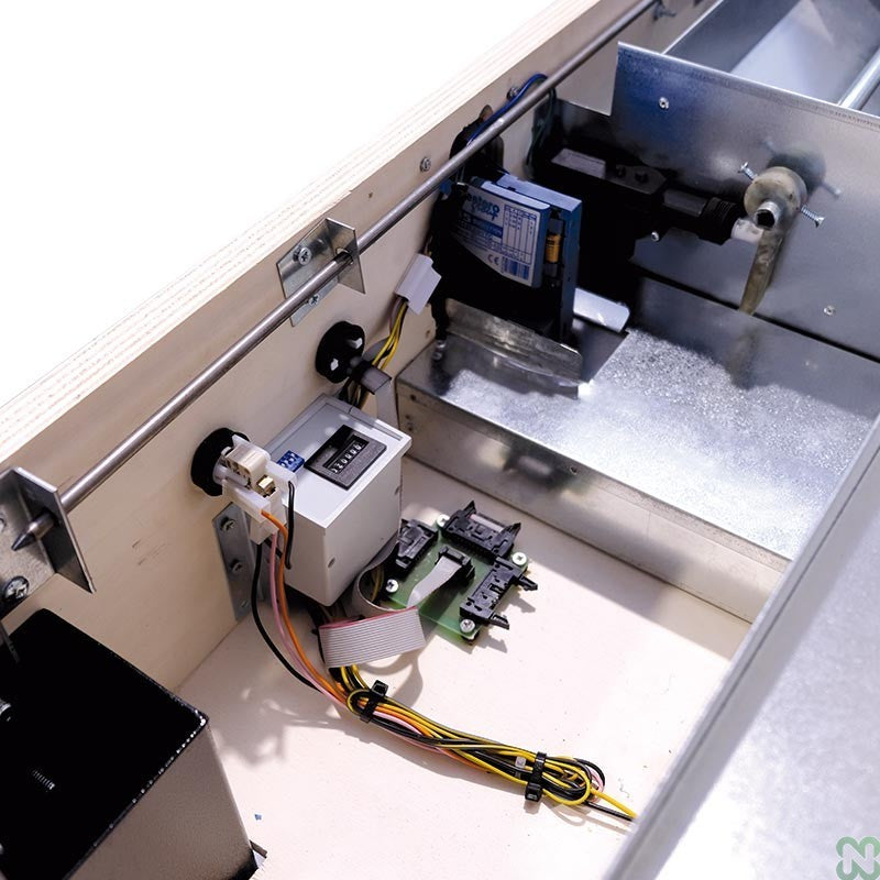 Calciobalilla stadium cosmo plus vetro sopra AR Gettoniera Elettronica