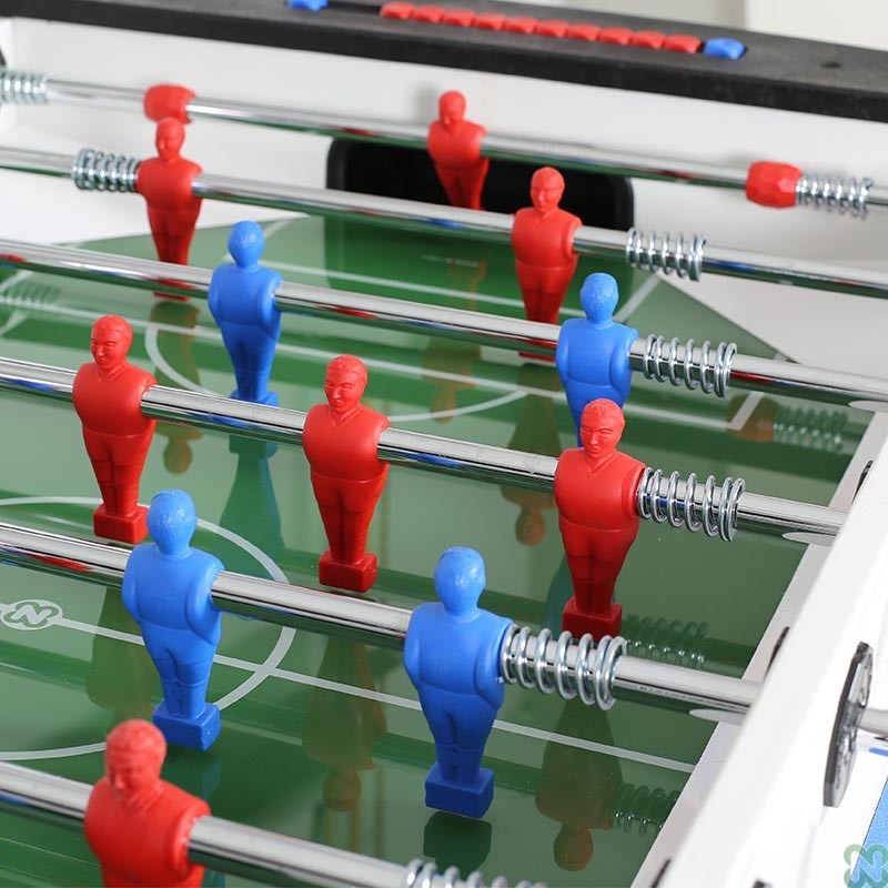 Calciobalilla Storm Happy Days Family Outdoor Aste Passanti Doppia Cromatura