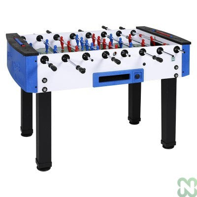 Calciobalilla Storm Happy Days Family Outdoor Aste Passanti Doppia Cromatura