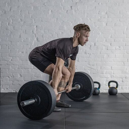 Pavimentazione SQUARE INDOOR GOMMA FIT mattonella antitrauma gomma mis 1x1m