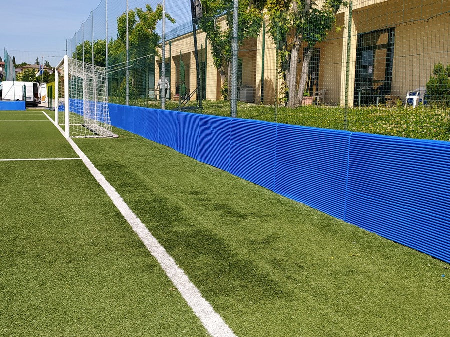 protezione pali interno campo calcetto imbottite misura personalizzabile standard 200x10x5 cm