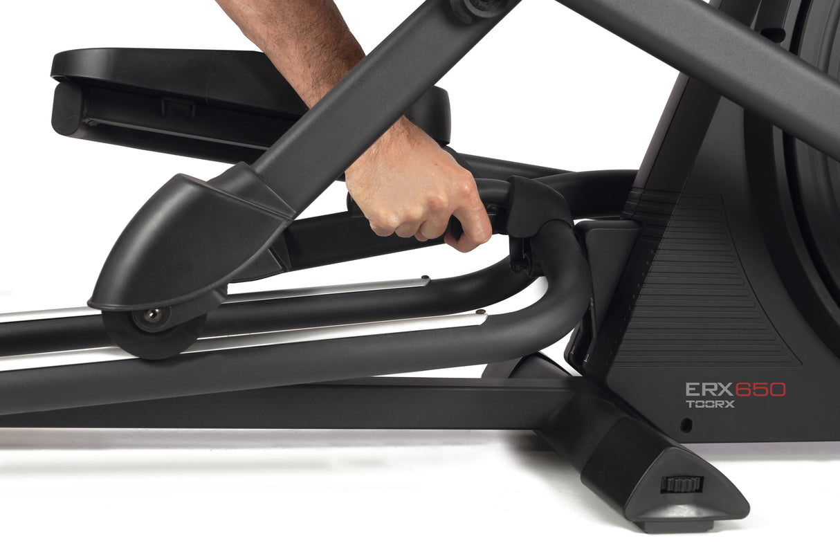 ERX-650 HRC a volano anteriore elettromagnetica con pedane regolabili in inclinazione e ricevitore wireless APP Ready 3.0