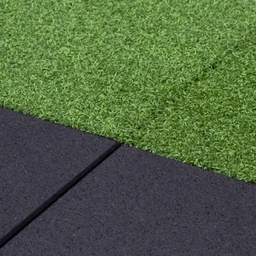Pavimentazione SQUARE GRASS Gomma Fit mattonella antitrauma 1,00 m x 1,00 m spessori 20 mm o 30 mm