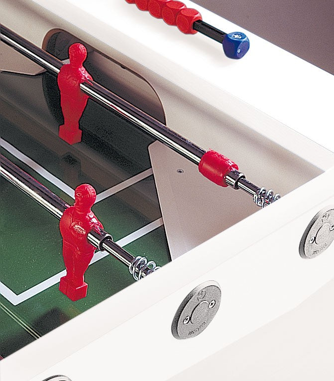 CALCIO BALILLA GARLANDO XXL 8 GIOCATORI, CAMPO GIOCO LUNGO ASTE RIENTRANTI