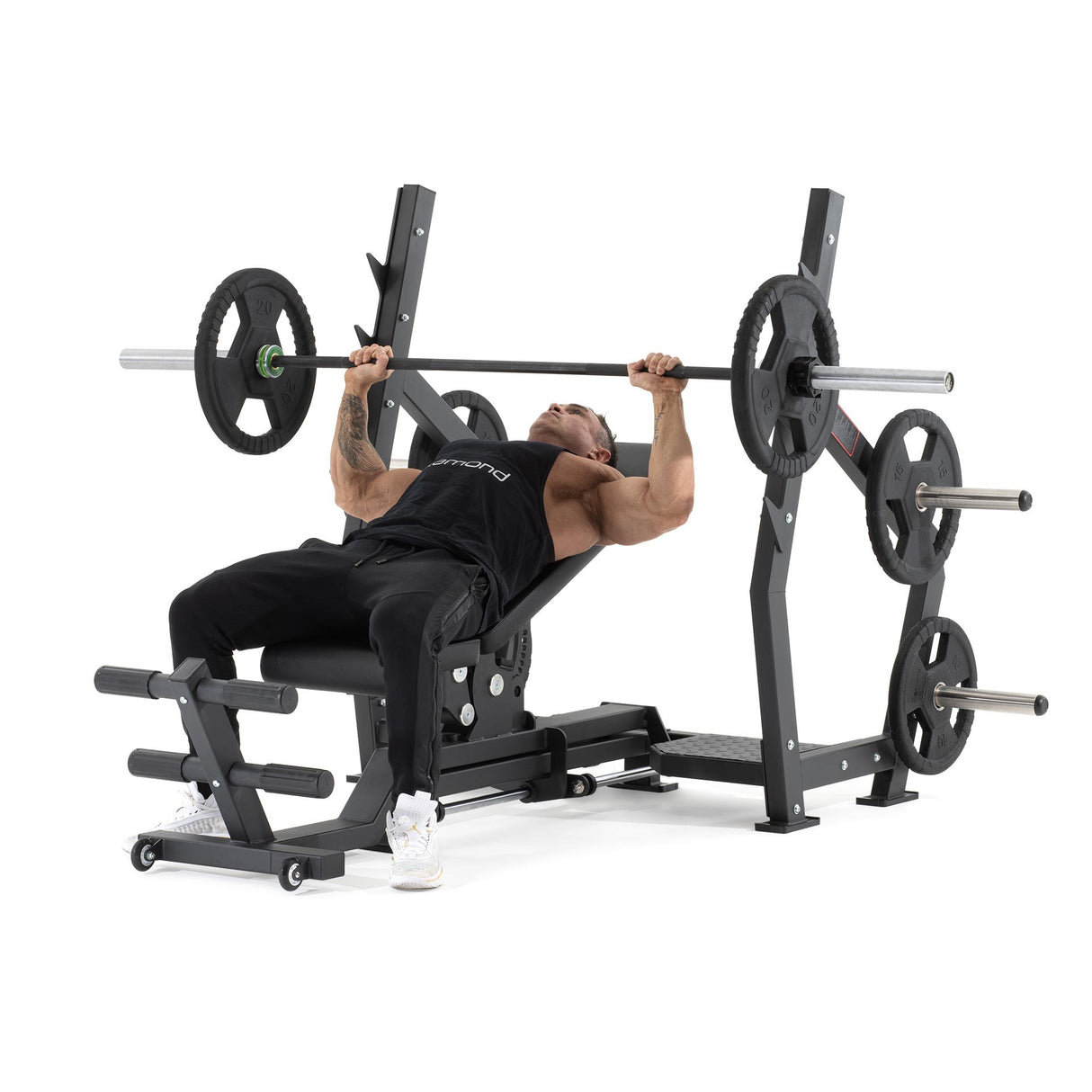 PANCA OLIMPICA REGOLABILE Diamond Cod. GB-OLYADJBENCH