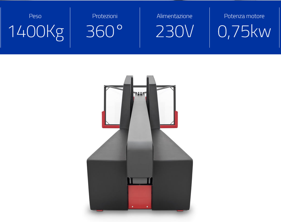 Impianto basket Art. RED 15 certificato FIBA sbalzo cm.330