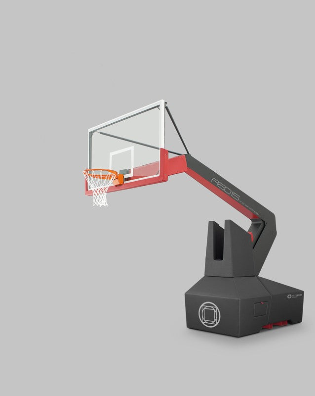 Impianto basket Art. RED 15 certificato FIBA sbalzo cm.330