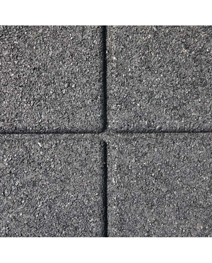 Pavimentazione Antitrauma Securfit gomma riciclata misure 50x50 nere, rosse o verdi, diversi spessori