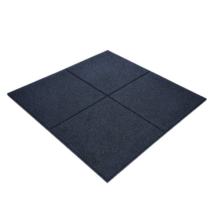 Pavimentazione Antitrauma Securfit gomma riciclata misure 100x100 nere, rosse o verdi, diversi spessori