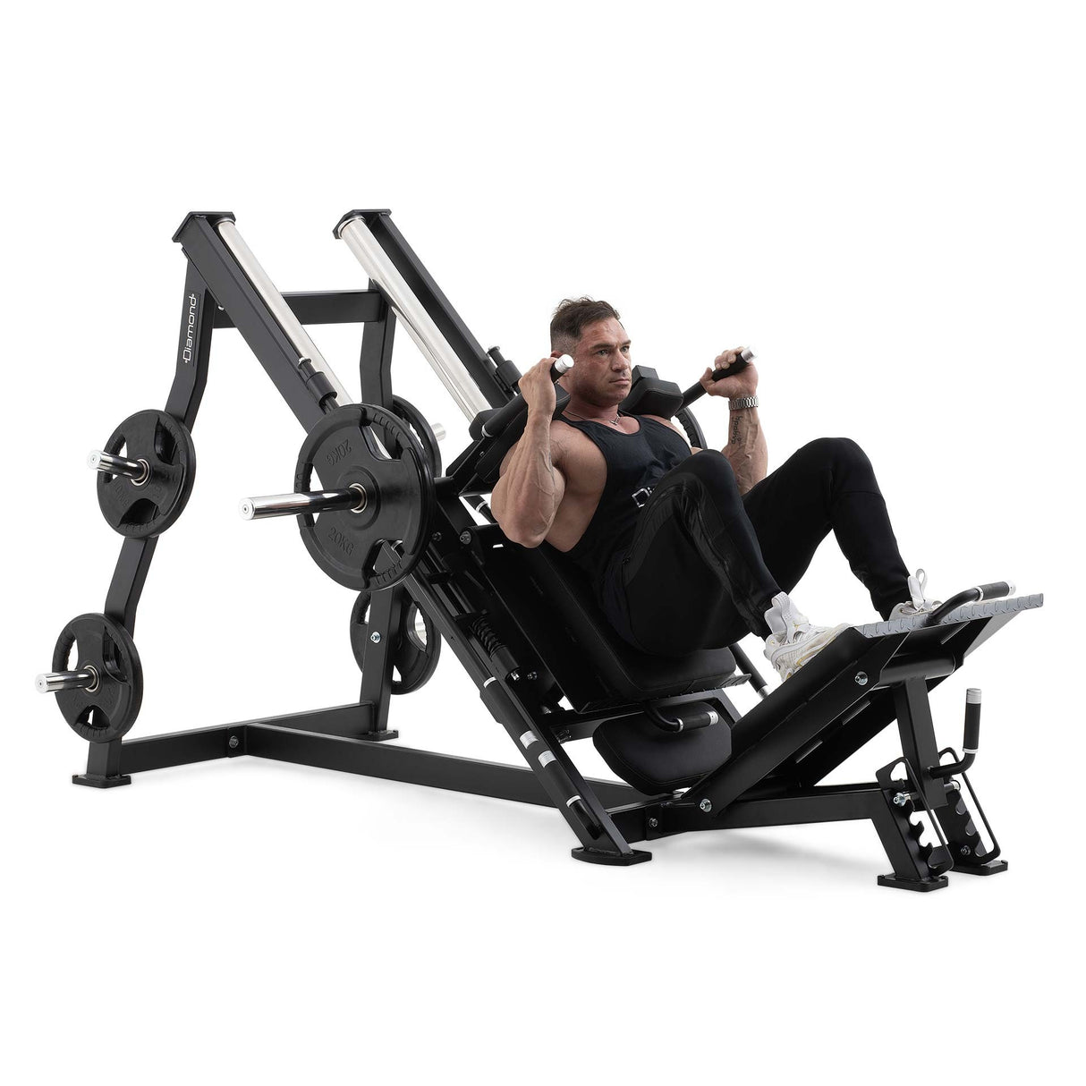 S500 COMBO LEG PRESS 45°/HACK SQUAT Diamond PL500-COMBOLEGPRESSHACK
