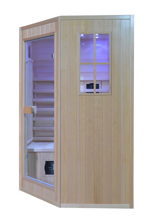 SAUNA INFRAROSSI COMBINATA PER 2 PERSONE PR-S2G