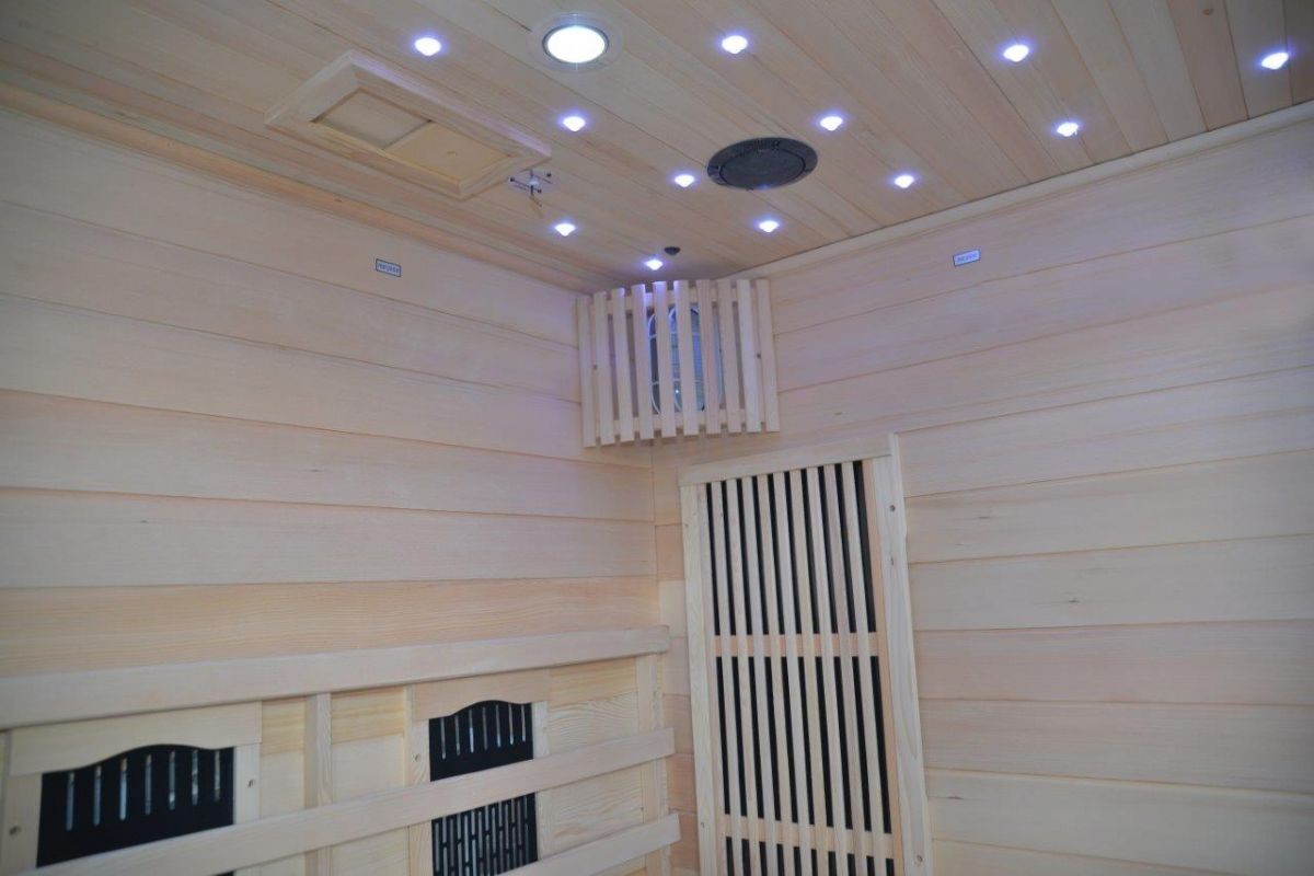 SAUNA INFRAROSSI COMBINATA PER 2 PERSONE PR-S2G