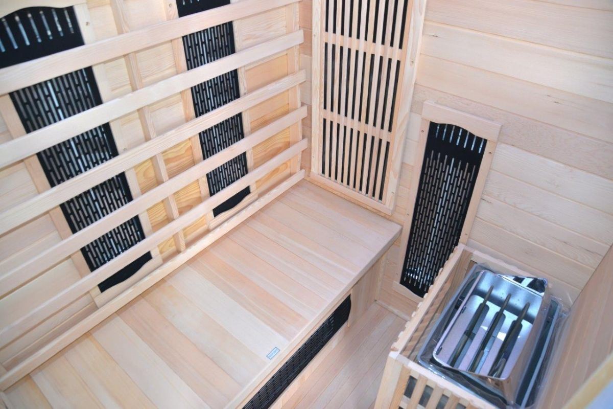 SAUNA INFRAROSSI COMBINATA PER 2 PERSONE PR-S2G