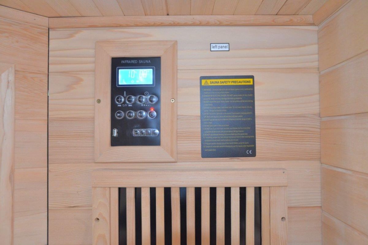 SAUNA INFRAROSSI COMBINATA PER 2 PERSONE PR-S2G