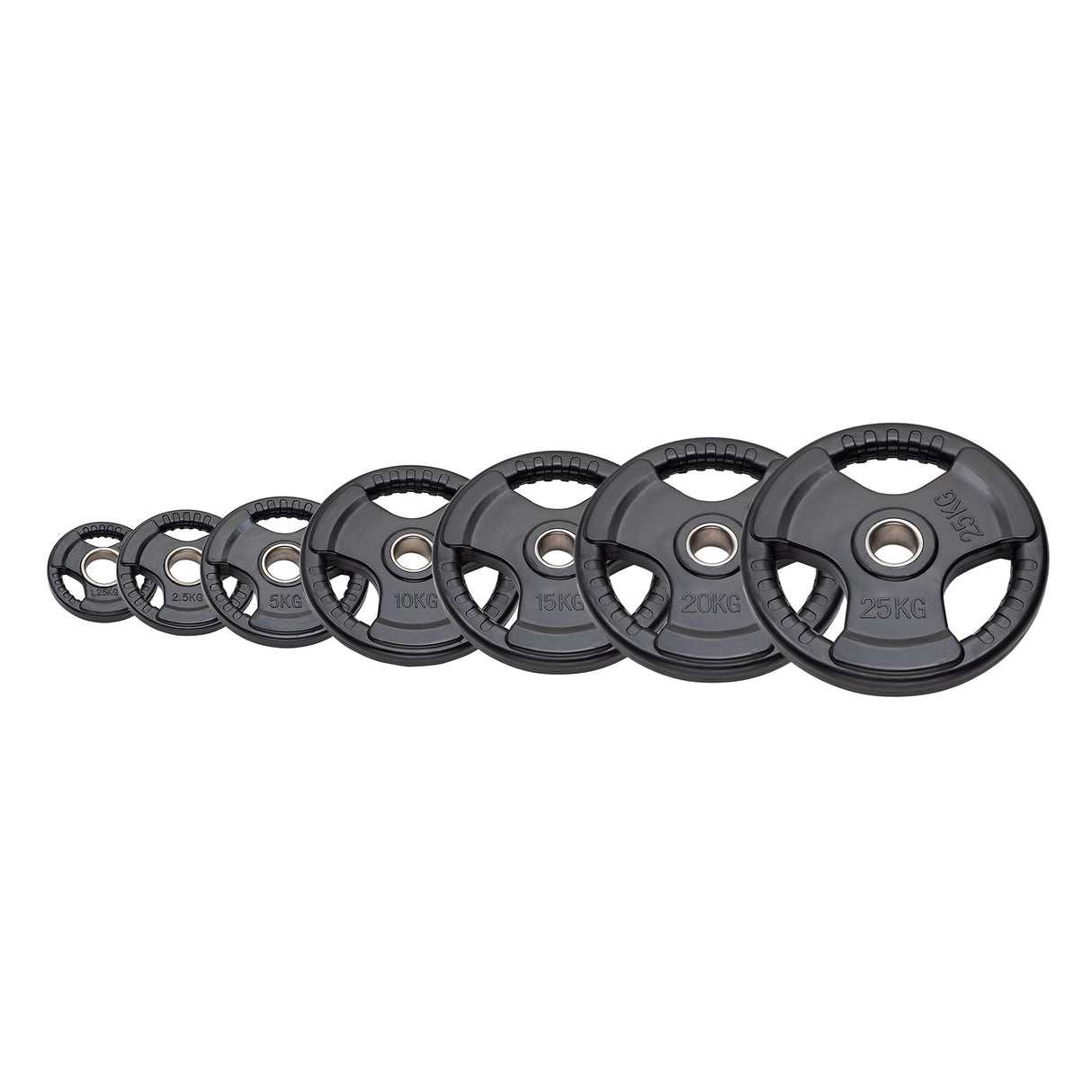 Disco Ghisa Olimpico DGGD GOMMATO TRI-GRIP DGGD foro 50 mm