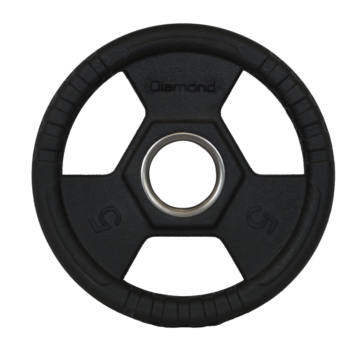 Disco Olimpico Gommato RUVIDO Tri-Grip foro Ø50 mm Cod. DGGD-P