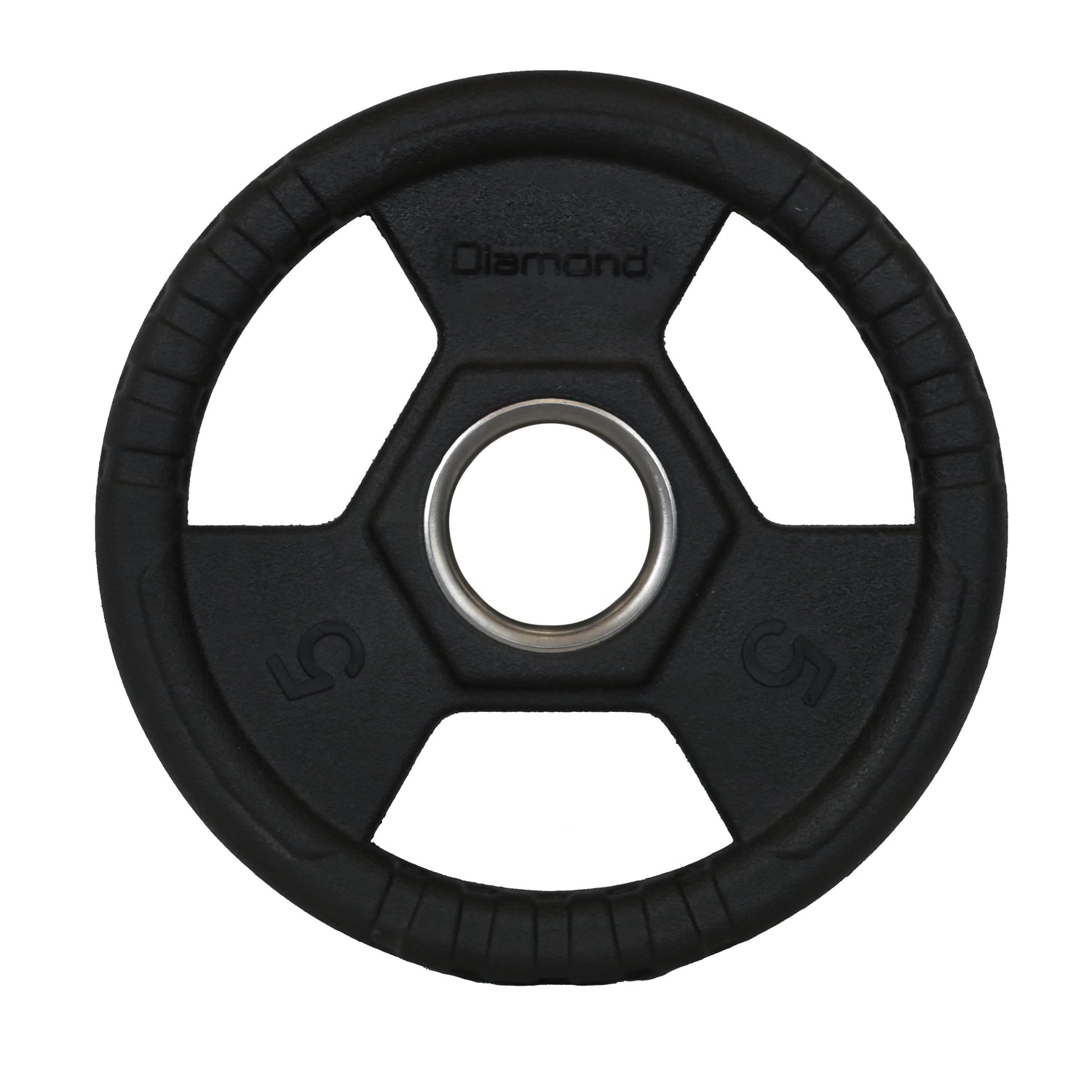 Disco Olimpico Gommato RUVIDO Tri-Grip foro Ø50 mm Cod. DGGD-P