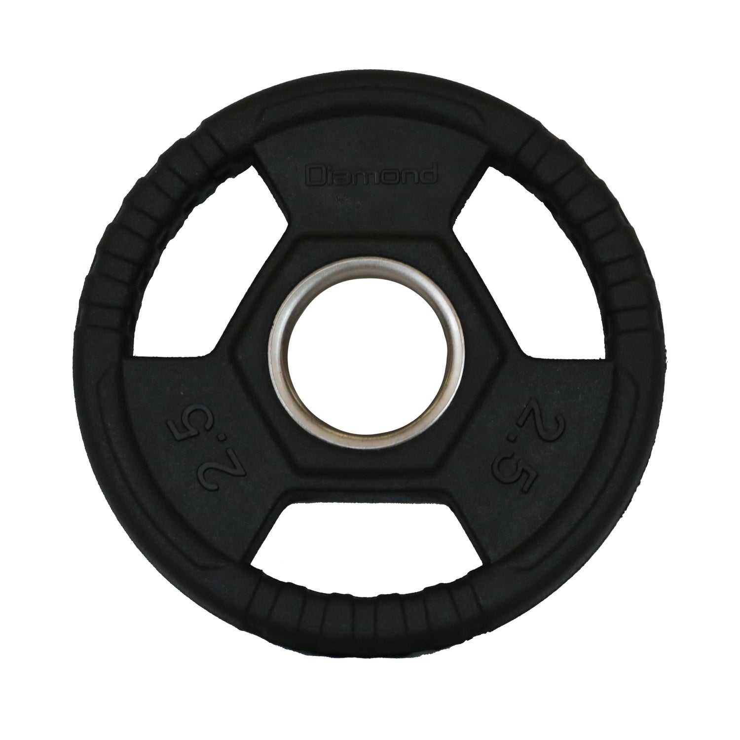 Disco Olimpico Gommato RUVIDO Tri-Grip foro Ø50 mm Cod. DGGD-P