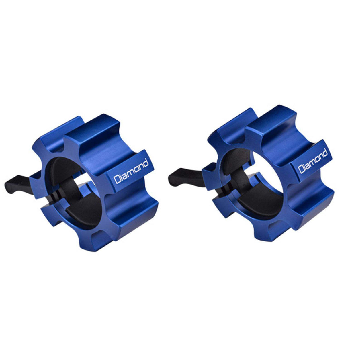 Coppia di Ferma Pesi a collare Diamond in lega di alluminio ROSSO O BLU FPA-B e FPA-R