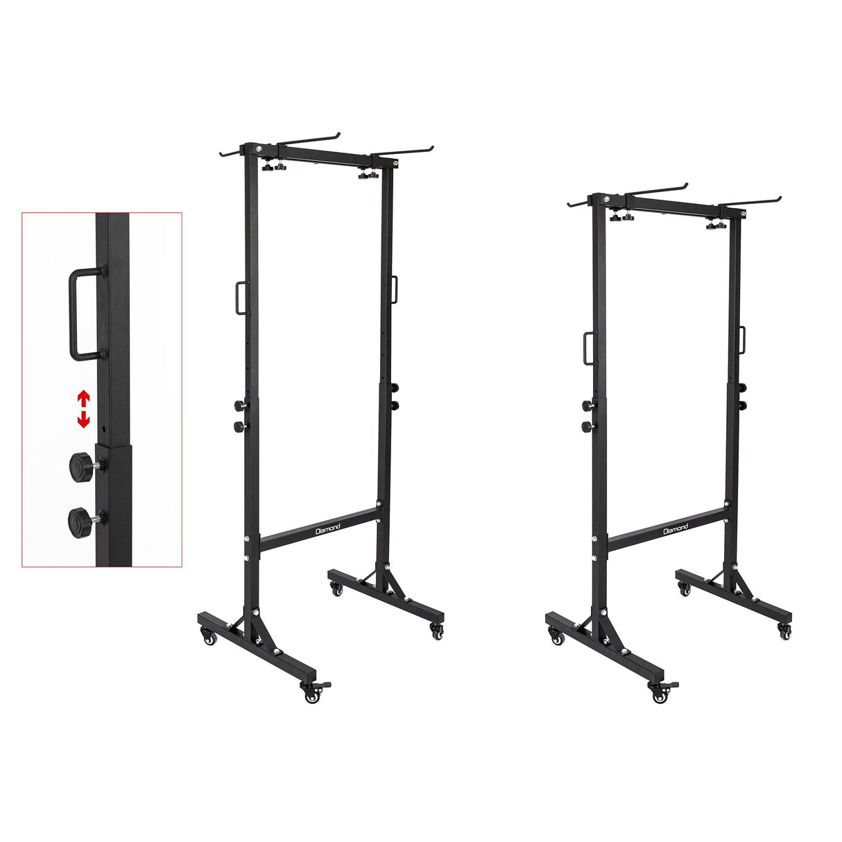 Rastrelliera verticale per Materassini/Tappetini Fitness DIAMOND Cod. RTF
