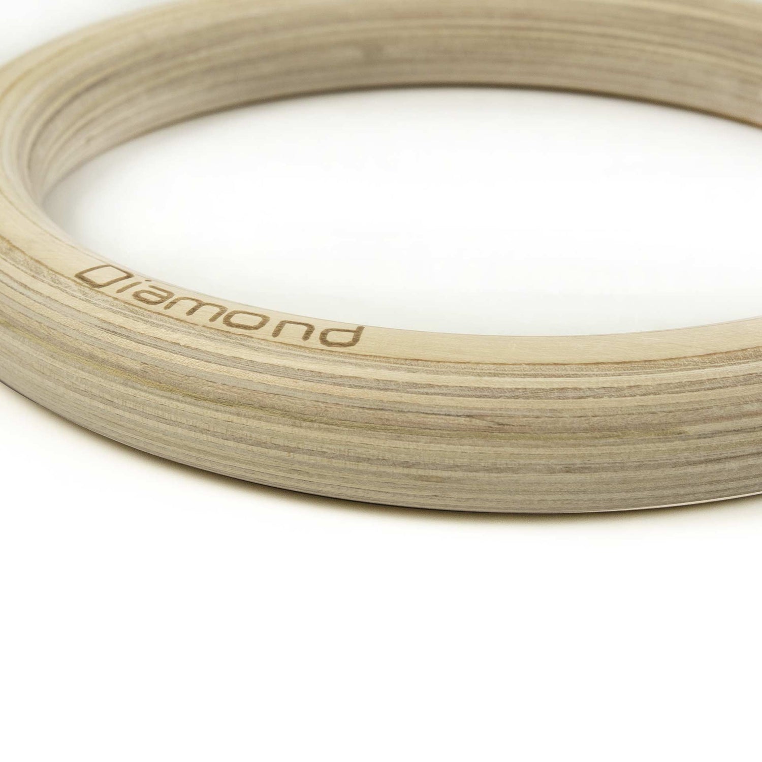 Coppia di Anelli Diamond In Legno Con Strap 3,8 MM DIAMOND Cod. AGLD