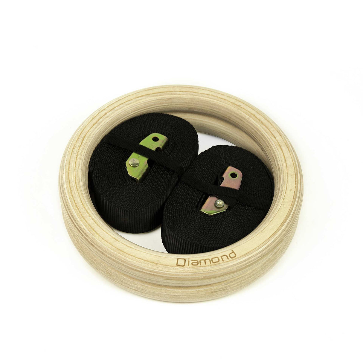 Coppia di Anelli Diamond In Legno Con Strap 3,8 MM DIAMOND Cod. AGLD