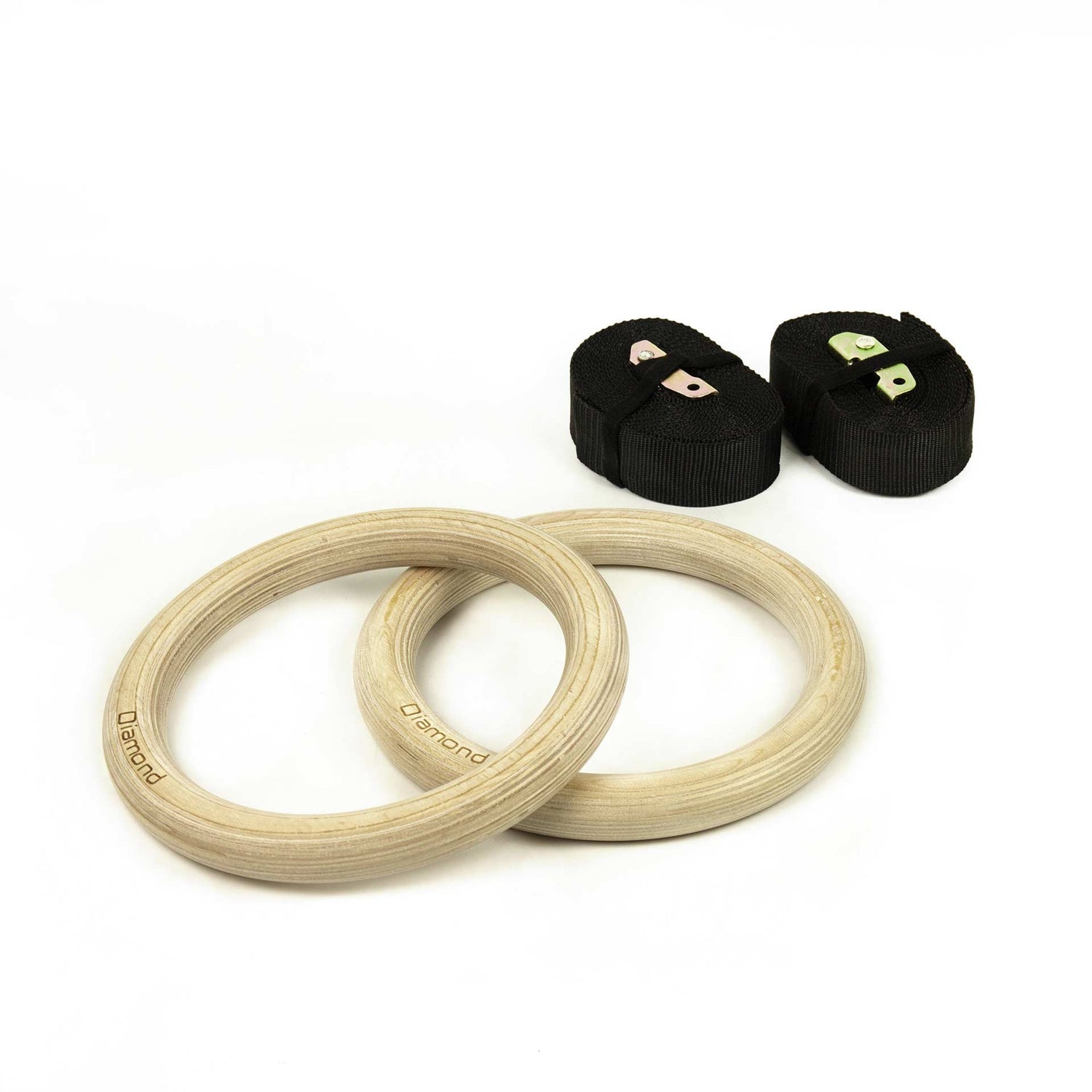 Coppia di Anelli Diamond In Legno Con Strap 3,8 MM DIAMOND Cod. AGLD