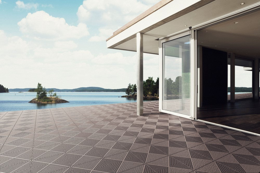 Pavimentazione SOFT TILE piastrella antibatterica per le zone umide PE con trattamento antibatterico