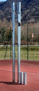 Impianto pallavolo monotubolare in acciaio Art. V 703/TR