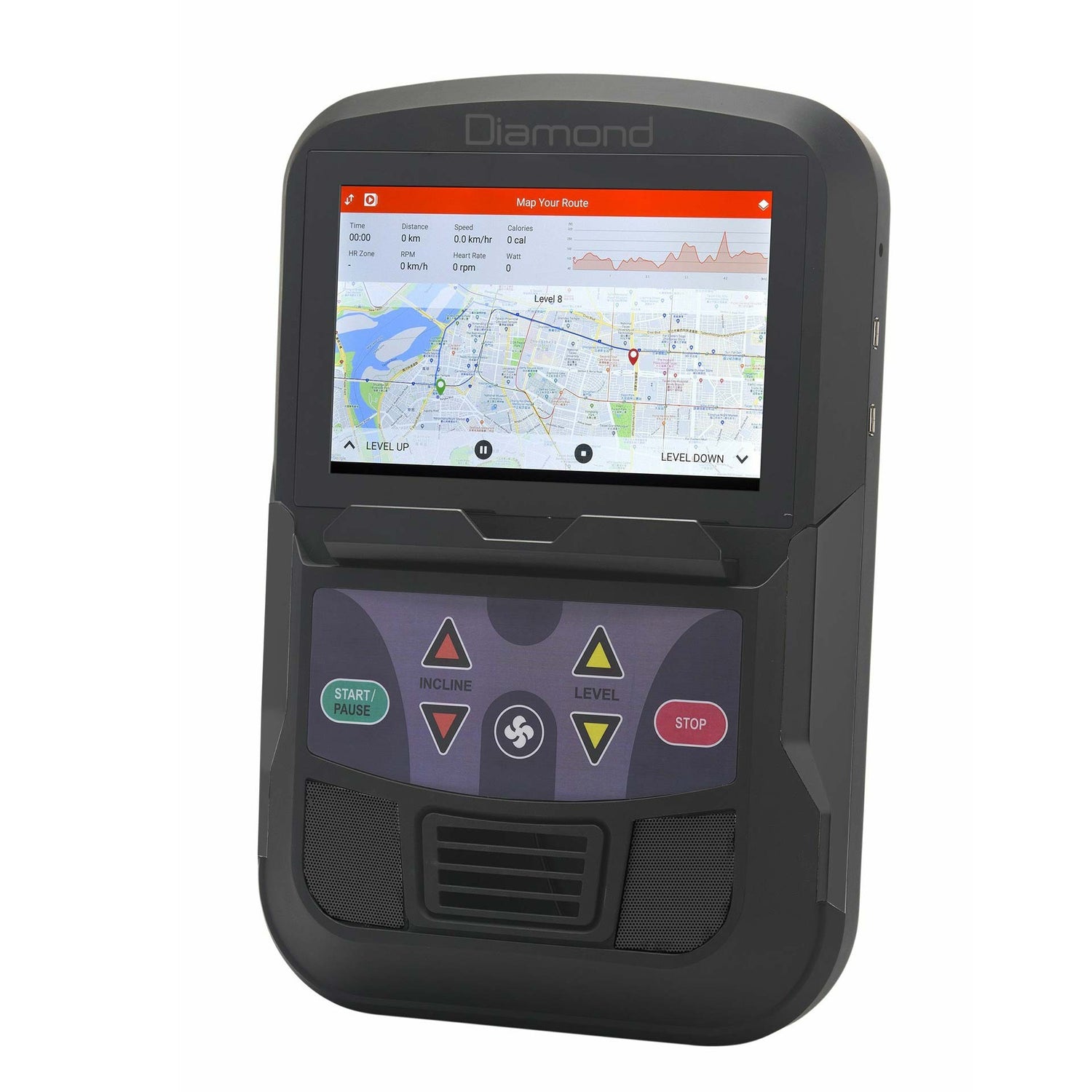 Cyclette ergometro orizzontale elettromagnetica programmabile DIAMOND R46