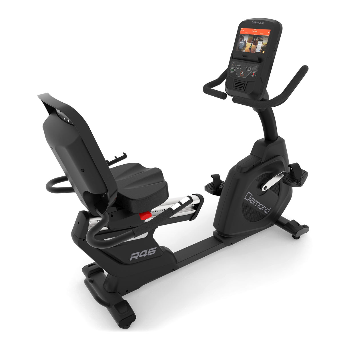 Cyclette ergometro orizzontale elettromagnetica programmabile DIAMOND R46