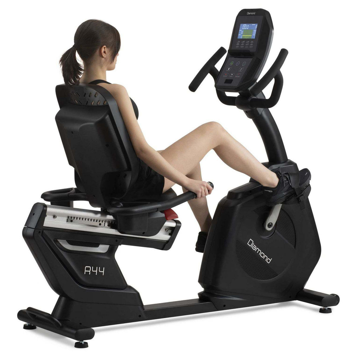 Cyclette ergometro orizzontale elettromagnetica programmabile DIAMOND R44