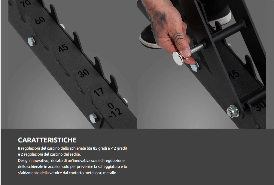 ADJ-ADJUSTABLE BENCH Diamond Cod. ADJ-ADJUSTABLEBENCH