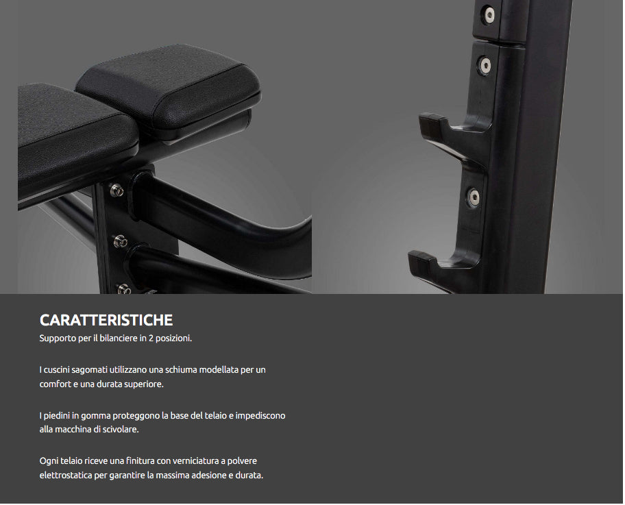 PANCA OLIMPICA PIANA Diamond Cod. GB-OLYFLAT