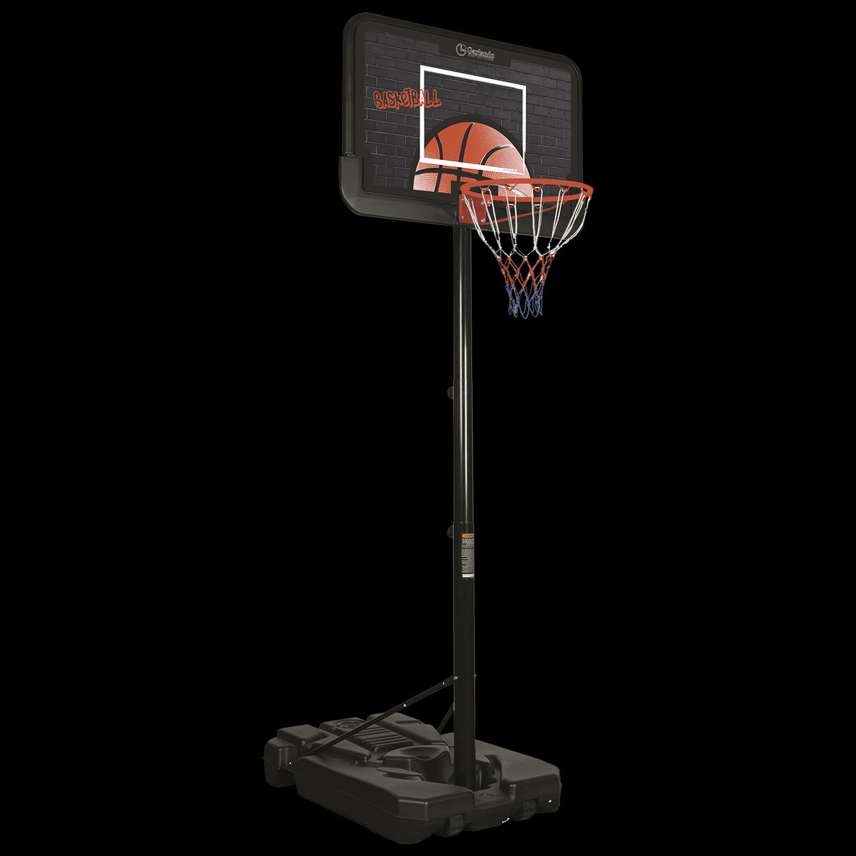 Impianto Basket Cleveland Garlando con colonna e base zavorrabile BA-14
