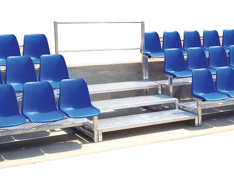 Modulo scala con larghezza cm 120 per tribune mobili da esterno S07670 Art. S07671