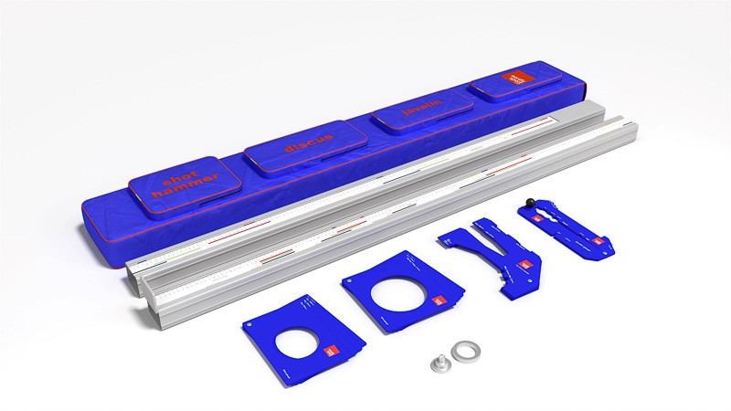 Kit controllo attrezzi da lancio, su sacca in nylon S02123