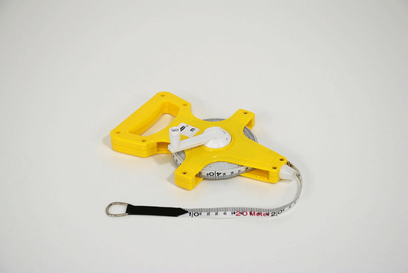 Rotella metrica da mt 50 di fiberglass, con impugnatura S02254