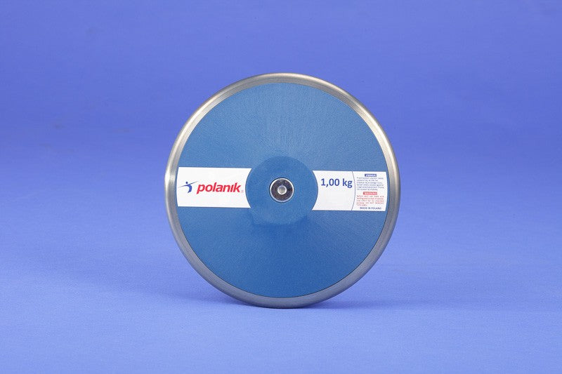 Disco Polanik di nylon bordato acciaio, kg 1 omologato WA per competizioni S02320