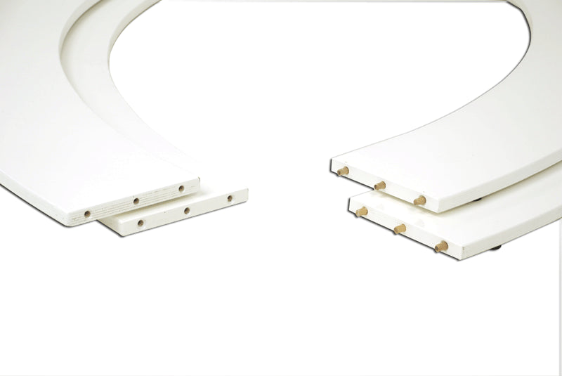 Anello di riduzione da pedana lancio disco a pedana lancio martello, componibile in 4 elementi di legno S02424