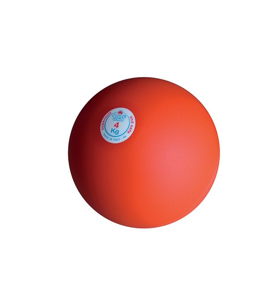 Palla getto di gomma anelastica per uso indoor, kg 4 S02466