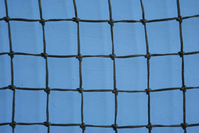 Rete mini tennis mt. 7x0,75 Maglia QUADRA da 45x3mm Art. T044
