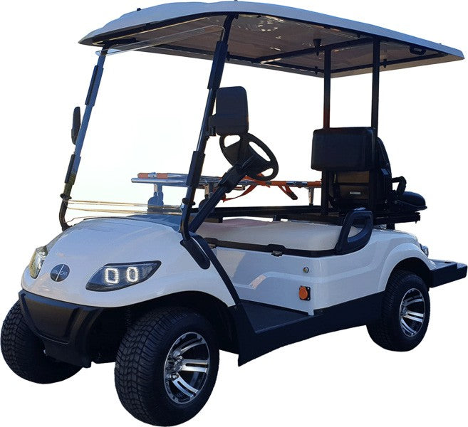 Veicolo ambulanza per campi calcio con supporto per barella e seduta per assistente medico S04596